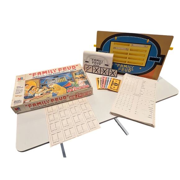 Vintage Family Feud Board Game – Milton Bradley 2nd Ed. (1981) - Picture 2 of 3